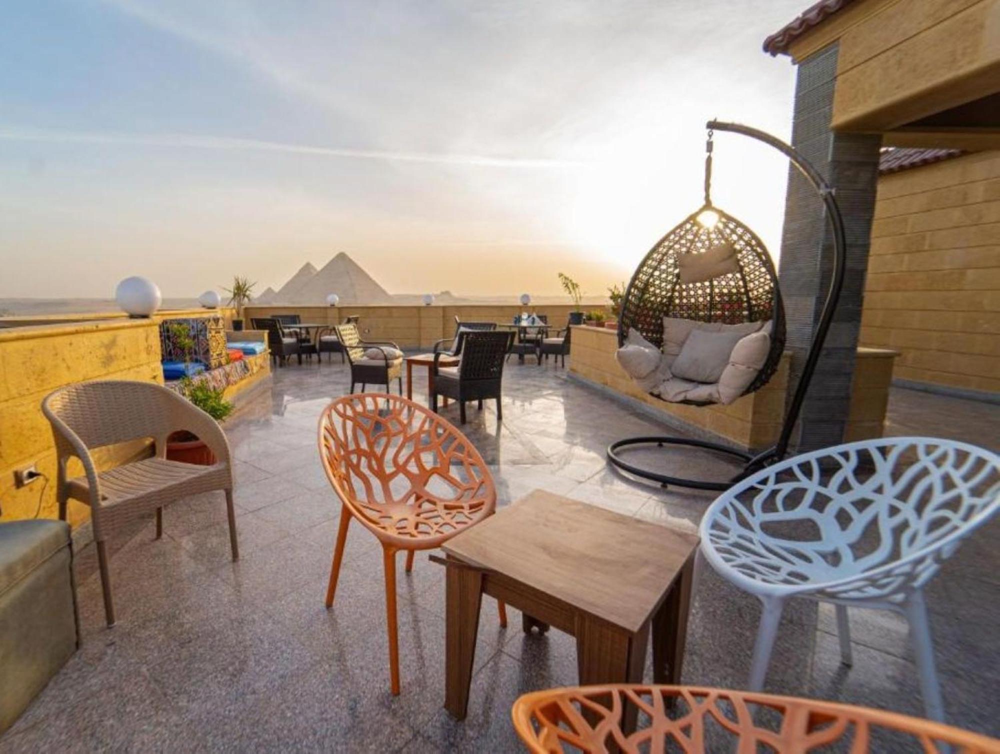 Hostel Gardenia Pyramids View - Rooftop Nazlet el-Sîsi